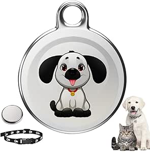 Gobesty GPS Tracker for Cats Dogs, Mini GPS Tracker Dog Cat Without Subscription, Waterproof Tracker Dog, Live Location, Pet Tracker for Trunk, Backpack, Pets