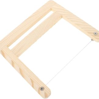 HOMSFOU Portable Tool for Cutting Soap Material Bars for Reusable Soap Cutter Craft Supplies Household Soap Cutting Tool Wood White