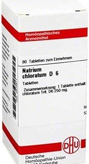 DHU Sodium Chloratum D6 Tablets, Pack of 80 Tablets