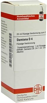 Damiana D 4 Dilution 20 ml Dilution