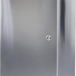 Stainless Steel Electrical Junction Box, Wall Mounted, Waterproof and Dustproof, Metal Box, Meter Box, Control Cabinet with Safety Locks and Mounting Plates (Size : 600*500*25