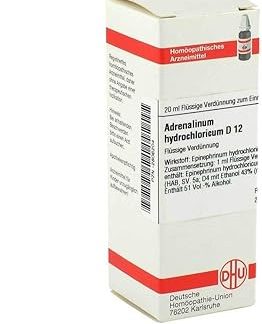 DHU Adrenalinum Hydrochloricum D12 Dilution, 20 ml Solution
