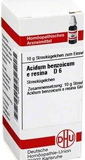 DHU Acidum benzoicum e resina D6 Scattering Balls 10 g Globules
