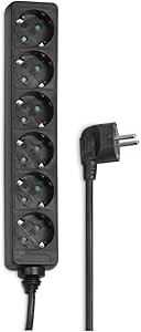 Hama Socket Strip (1.4 m) Pack of 6 Black