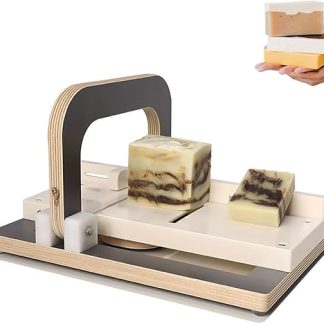 Professional Single Wire Soap Cutter, Multifunctional Soap Cutting Table, with 10 Steel Wires and Fixed Chamfering Tool, Adjustable Thickness for Handmade Soap, DIY Soap Cutting