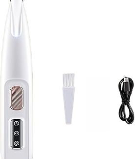 dr pfoten PawTrim Pro Pain Free Paw Care in Seconds Silent Dog Clipper Rechargeable Dog Clipper with LED Light and Waterproof Design