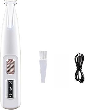 dr pfoten PawTrim Pro Pain Free Paw Care in Seconds Silent Dog Clipper Rechargeable Dog Clipper with LED Light and Waterproof Design