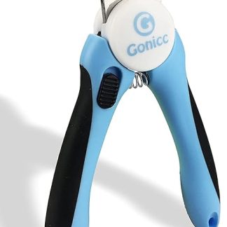 Gonicc Professional Claw Scissors for Dogs and Cats with Nail File - Stainless Steel Claw Pliers High Quality Claw Care Cutter for Pets Claw Care for Small Animals