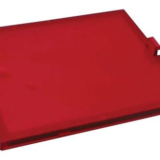 MC001149 42mm x 49mm x 2.5mm PC Red Cover Other Housing Accessories 1pc