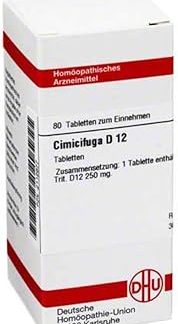 DHU Cimicifuga D12 Tablets, Pack of 80 Tablets