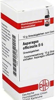 ASPARAGUS OFFICINALIS D 6 Globules 10 g