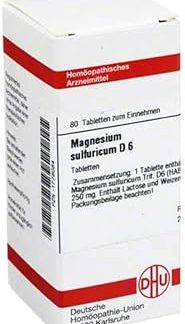DHU Magnesium sulfuricum D6 tablets, pack of 80 tablets