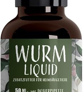 Nature Animal® Worm Liquid for Dogs & Cats - The Natural Way for Deworming - Liquid Worm Treatment High Dosage, Vegan Oil with High Quality - for the Love of Your Four-Legged Friend