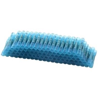Yosawa 100 Stück Hitzeschrumpfverbinder Wasserdichte isolierte Drahtverbinder Marine Automotive Crimpklemmklemme Heißschmelzkleber Butt Spllice DIY Kit 16-22 AWG rot, blau