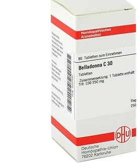 BELLADONNA C 30 Tablets Pack of 80