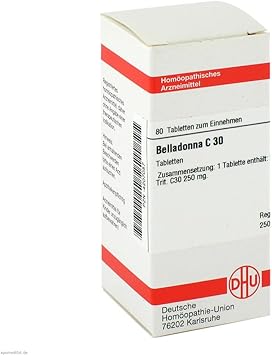 BELLADONNA C 30 Tablets Pack of 80