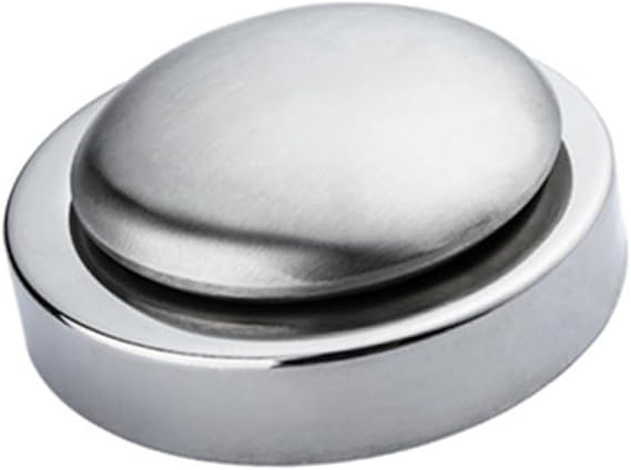 SHOWERORO 1 Set Round Soap Travel Case Odour-Absorbing Soap Holder Soap Dish INOXLM Kitchen Tool Odour Removal Soap Stainless Steel 304 Silver