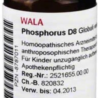 Phosphorus D 8 Globules 20 g
