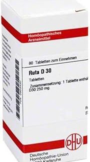 DHU Ruta D30 Tablets, Pack of 80 Tablets