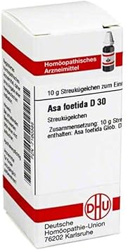 Asa foetida D30 DHU Globules, 10 g Globules