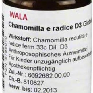 Chamomilla E Radice D 3 Globules 20 g