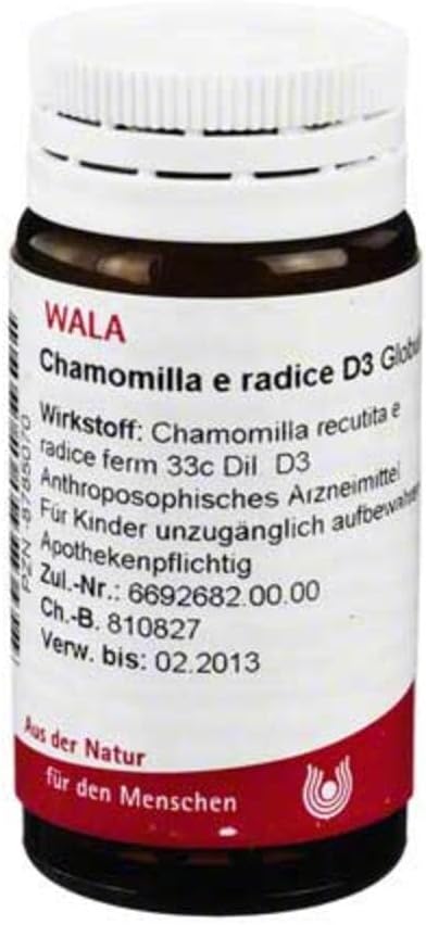 Chamomilla E Radice D 3 Globules 20 g