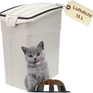GarPet Airtight Feeding Bin with Lid Dog Cat Dog Food Storage Dry Food Box Dog Food Box 13 L