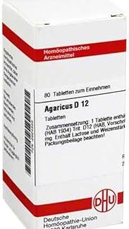 DHU Agaricus D12 Tablets, Pack of 80 Tablets