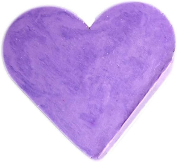 Lavender Heart Guest Soaps 6 Pack