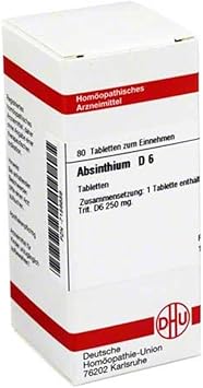 DHU Absinthium D6 Tablets, Pack of 80 Tablets