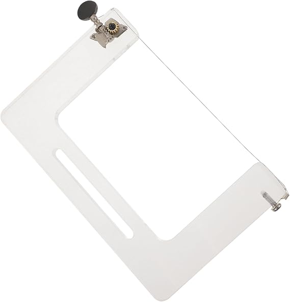 Acrylic and Metal Soap Cutter Reusable Portable Soap Cutting Tool for DIY Handmade Soaps Durable Easy to Clean and Versatile Use