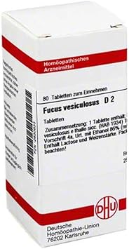 DHU Fucus Vesiculosus D2 Tablets, Pack of 80 Tablets