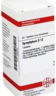 Symphytum D12 DHU Tablets, Pack of 80 Tablets
