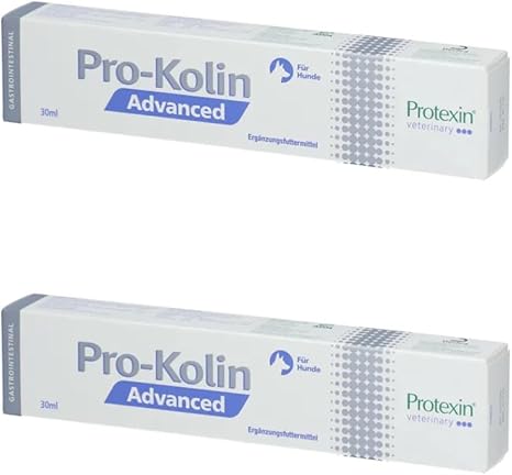 Dechra Pro-Kolin Advanced for Dogs, Double Pack, 2 x 30 ml, Supplementary Food for Dogs, Supports Digestion, Highly Concentrated Pro- and Prebiotics