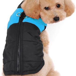 Ericoy Winter Warm Pet Dog Clothing Small Waterproof Dog Coat Jacket Winter Quilted Padded Puffer Pet Clothes