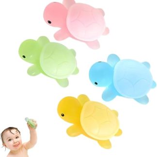 Kids Bath Soap - 4 x Creative Turtle Shape Soap Simple Bath Accessories Cleansing Moisturizing Laundry for Home Bathroom Boys
