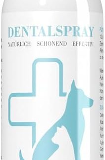 Dental Spray for Dogs & Cats - Effective Against Plaque & Tartar - 100% Natural & Refreshing - Helps with Bad Breath - Dental Care & Cleaning Without Brush for Bright White Teeth