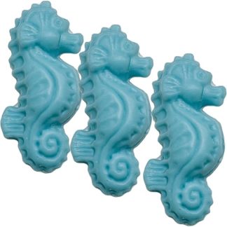 La Maison du Savon de Marseille 3 x French Seahorse Soap for Shower Gel or Decoration Sea Scent 20g