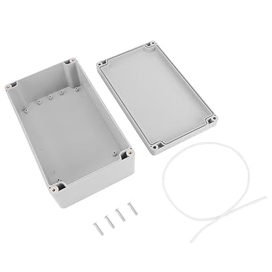 Anschlusskasten, Anschlusskasten, wasserdichtes IP65-ABS-Gehäuse für elektrische Projektboxen(200 * 120 * 75mm)