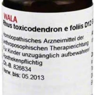 RHUS Toxicodendron E foliis D 12 Globules 20 g