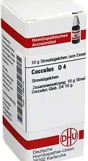 COCCULUS D 4 Globules 10 g