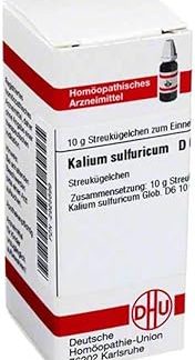 DHU Potassium Sulfuricum D6 Spreading Balls 10 g Globules