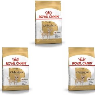 ROYAL CANIN Chihuahua Adult | Pack of 3 | 3 x 500 g | Dry Food for Adult Chihuahuas | To Support Chair Quality and Dental Health | High Acceptance