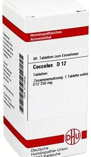 DHU Cocculus D12 Tablets, Pack of 80 Tablets