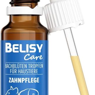 BELISY Bach Flowers Dental Care Drops for Dogs and Cats - Special Bach Flower Mix for Teeth with Thyme & Peppermint - 20 ml