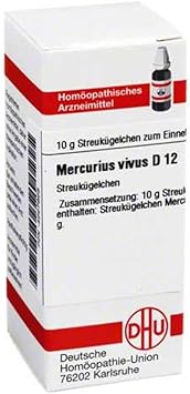 Mercurius Vivus D 12 Globules 10 g