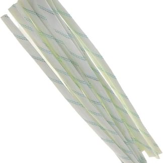 Aexit 5 Pcs 7mm Dia Electrical Wire Fibreglass Insulating Sleeven 99.5 cm