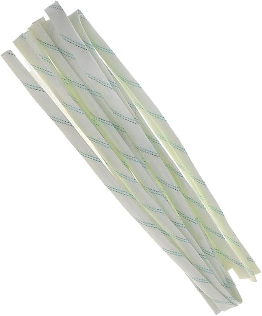 Aexit 5 Pcs 7mm Dia Electrical Wire Fibreglass Insulating Sleeven 99.5 cm