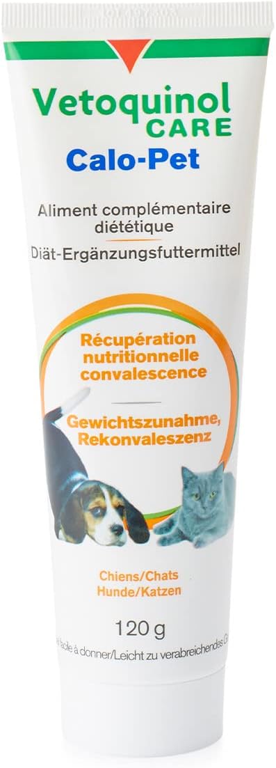 Calo-Pet® Paste Energy-Rich Vitamin Paste to Compensate for Vitamin and Mineral Deficiency for Dogs and Cats Supplementary Feed with Increased Nutrient Requirements 120 g Tube
