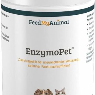 FeedMyAnimal EnzymoPet 500 g Supplementary Feed for Dogs and Cats for Nutritional Support of Digestive Function with Pancreatin